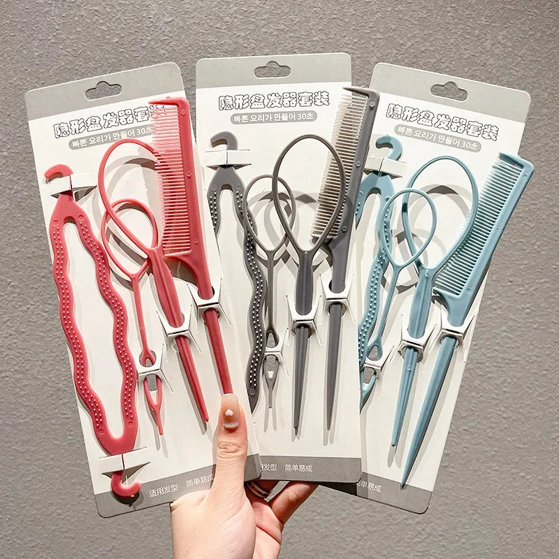 Magic Hair Styling Tools & Braiding Accessories Set