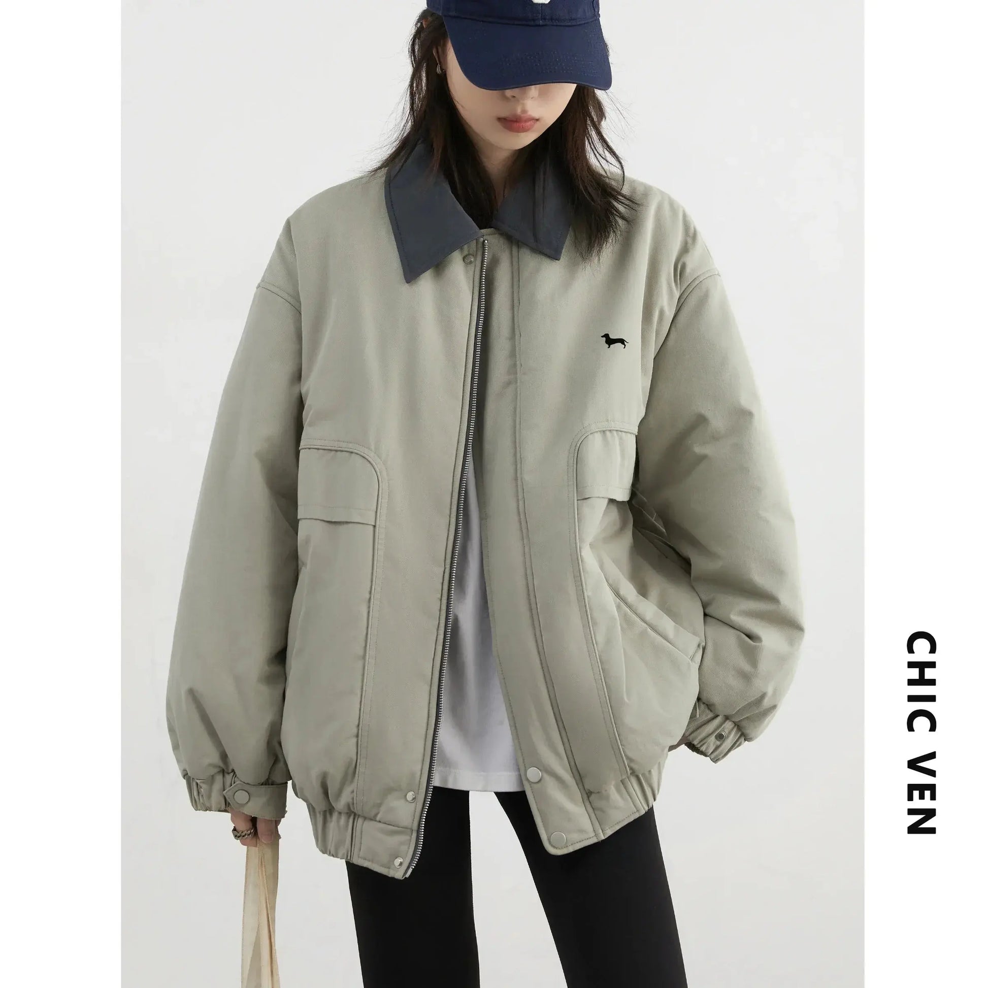 Women's Casual Cotton Workwear Jacket - Thick & Warm - Loran