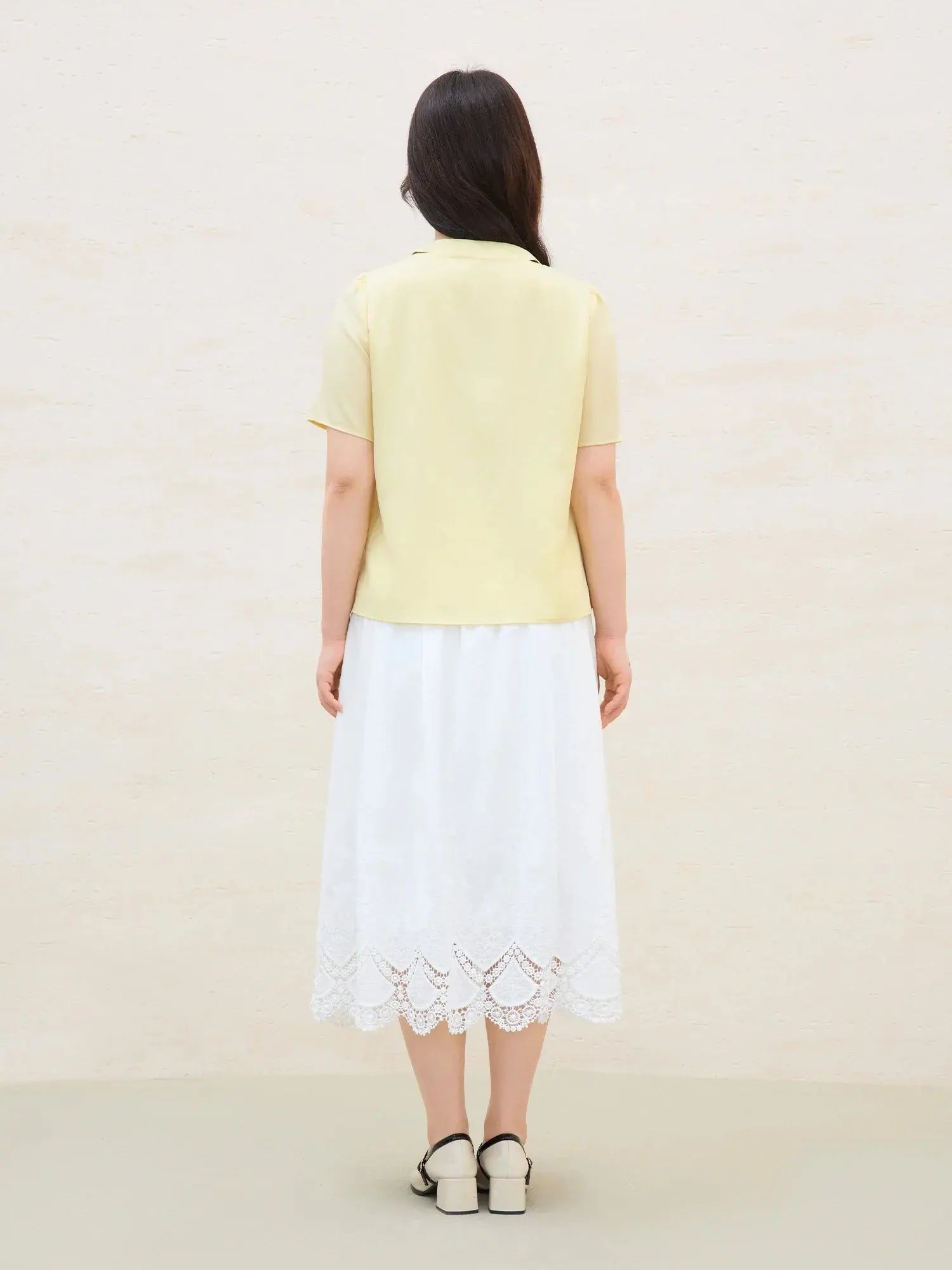Versatile Detachable Tie Blouse - Loran