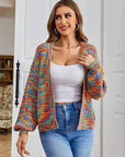 Fashionable Multi-Bar Color Block Sweater Top