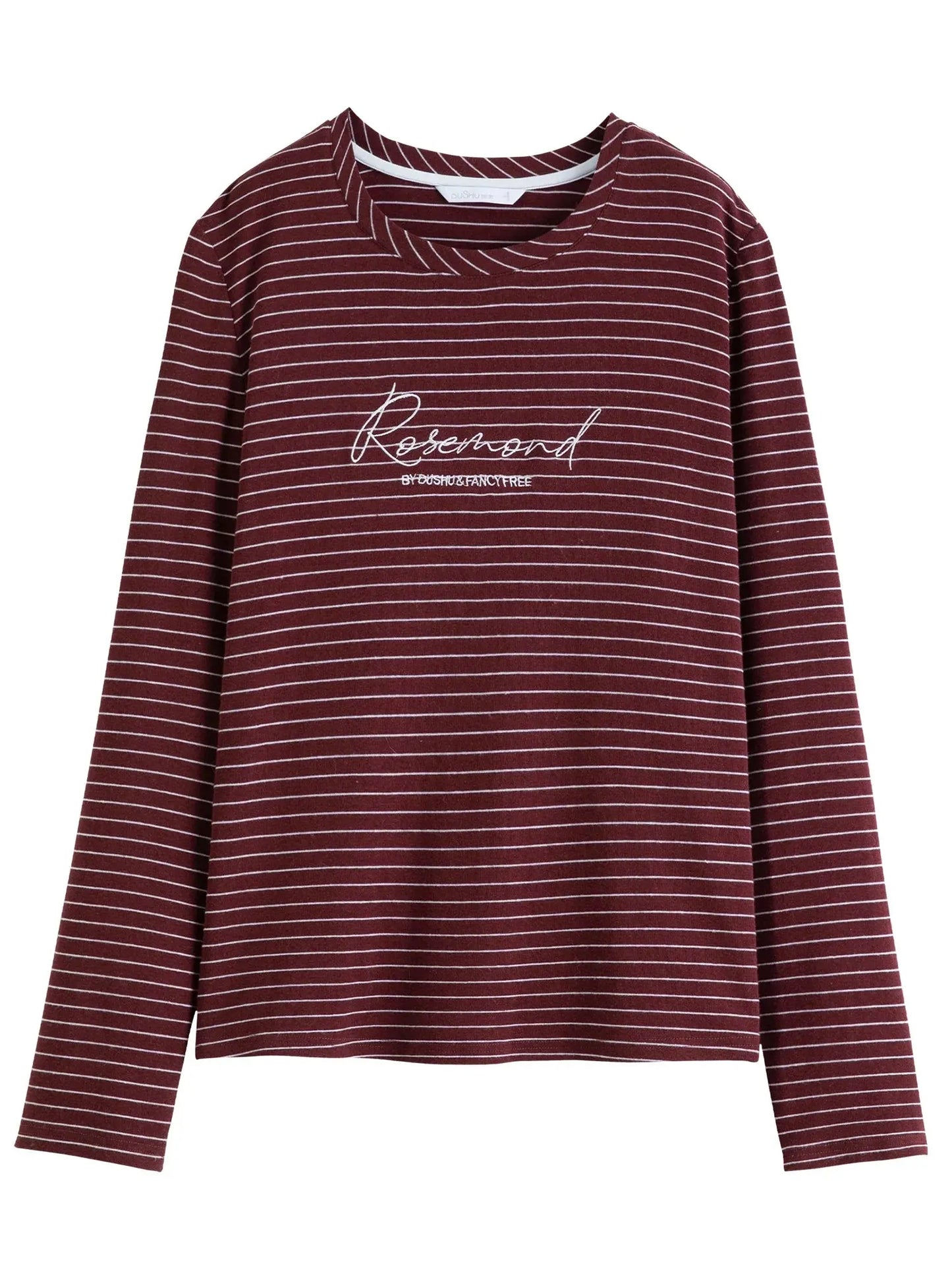 Embroidered Basic Long Sleeve Top - Loran