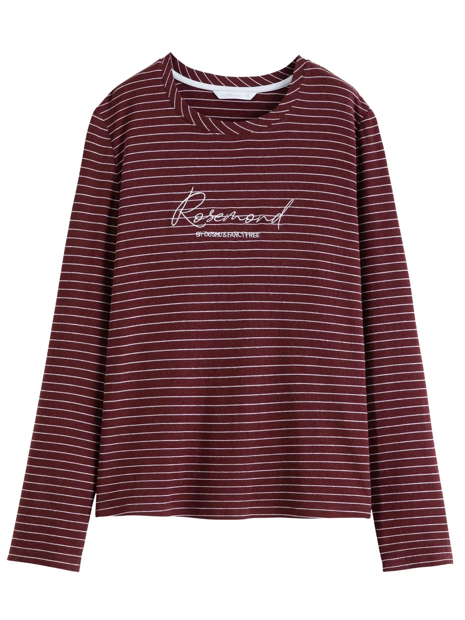 Embroidered Basic Long Sleeve Top - Loran
