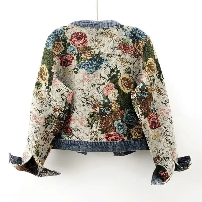 Women's Spring New Temperament Short Denim Jacket - Loran