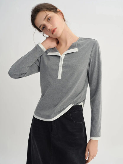 Women's Long-Sleeve T-Shirt for Fall - Loran