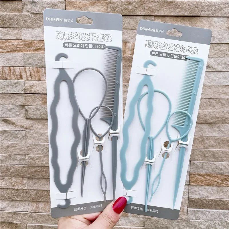 Magic Hair Styling Tools & Braiding Accessories Set