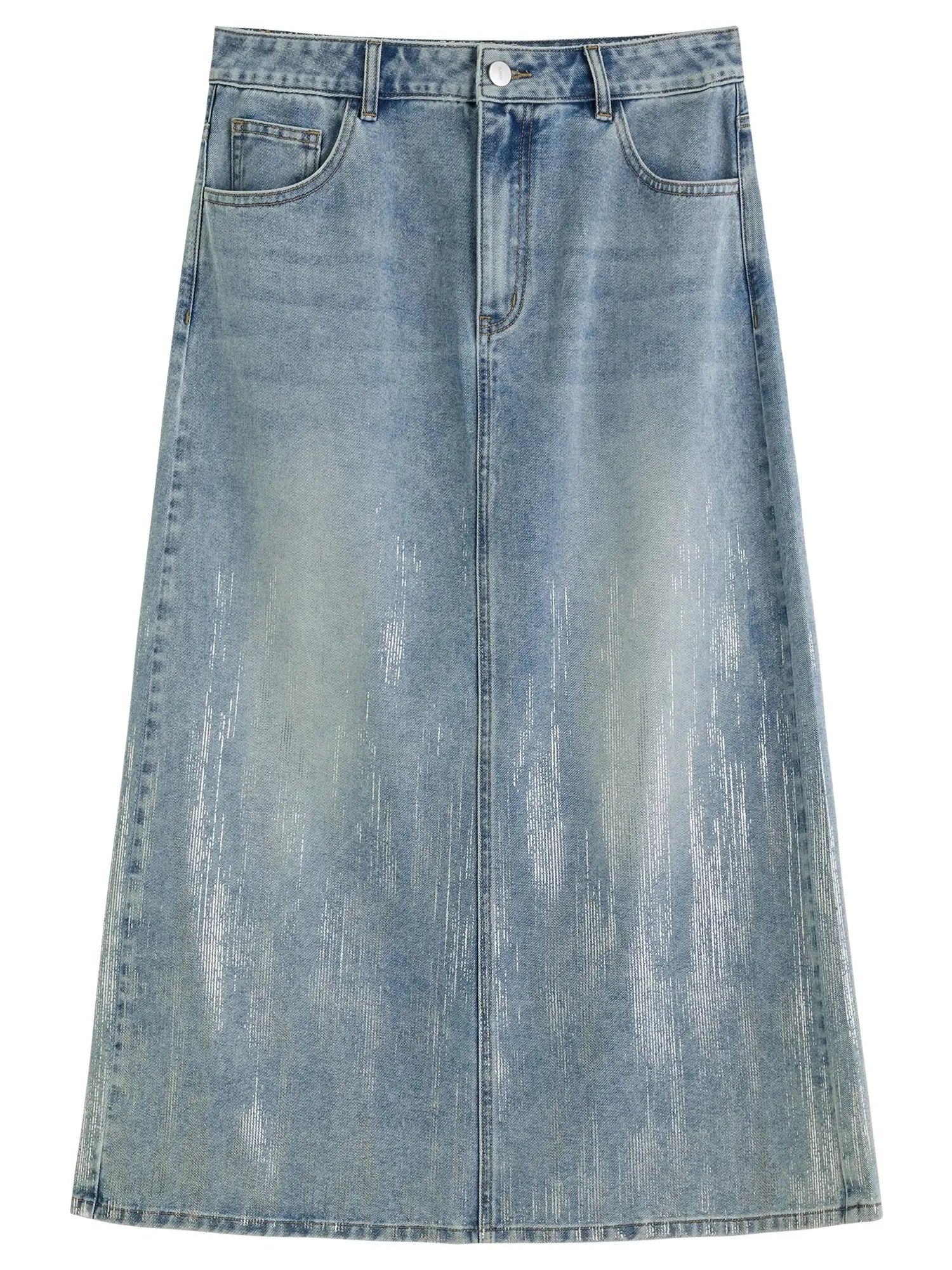 High-Waist Slimming Denim Skirt LORAN STORE