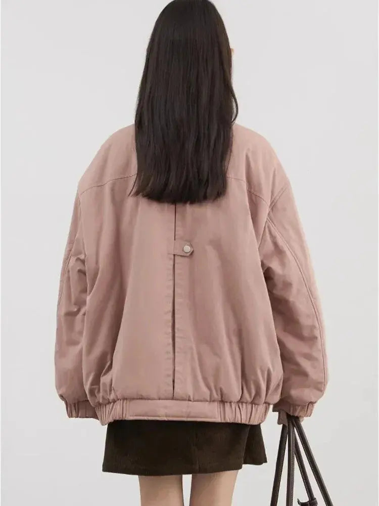 Women's Casual Cotton Workwear Jacket - Thick & Warm - Loran