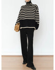 The New Striped Turtleneck Sweater for Fall & Winter