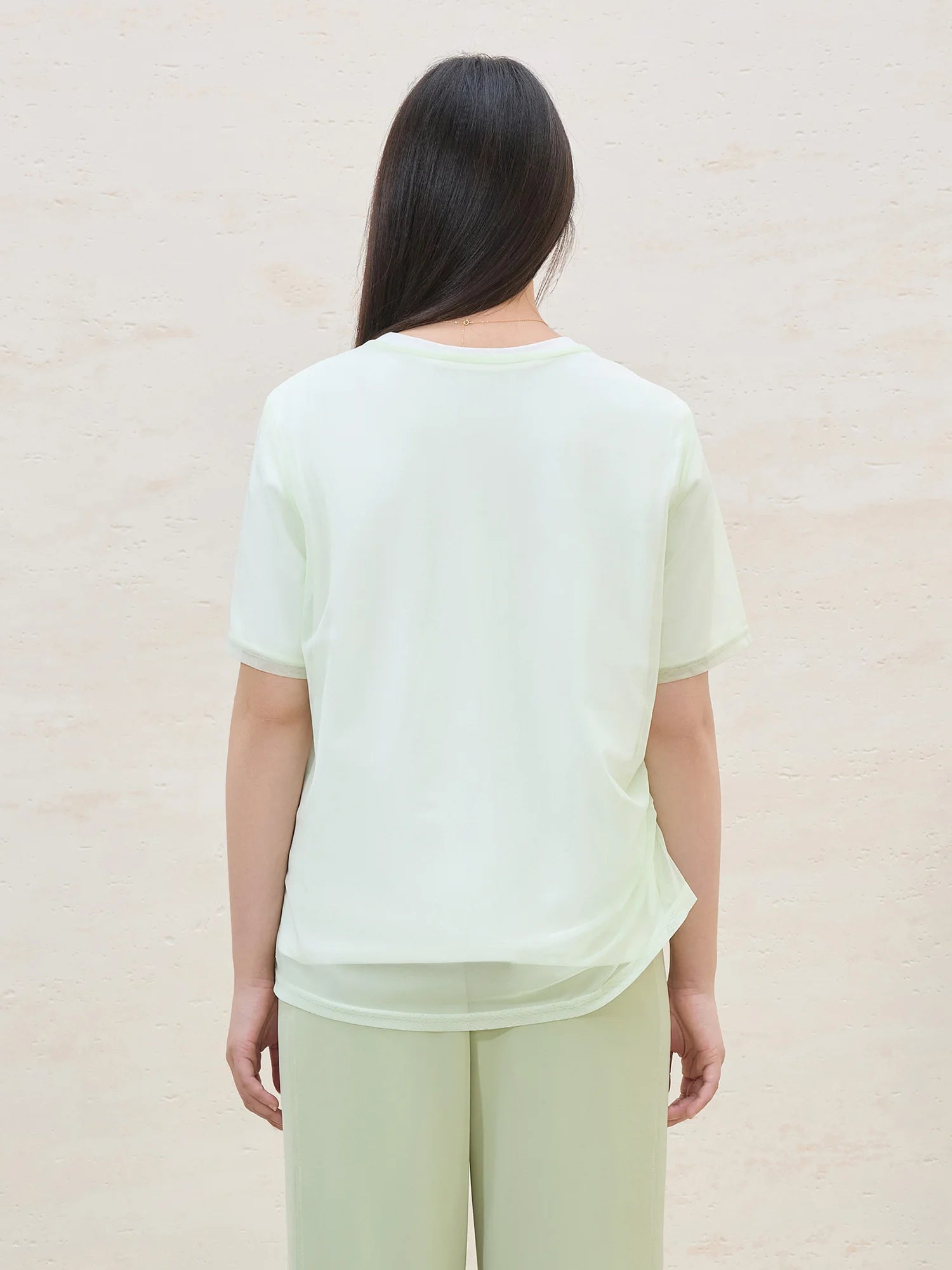 Plus Size Cooling Mesh 2-Piece Set Summer Wear