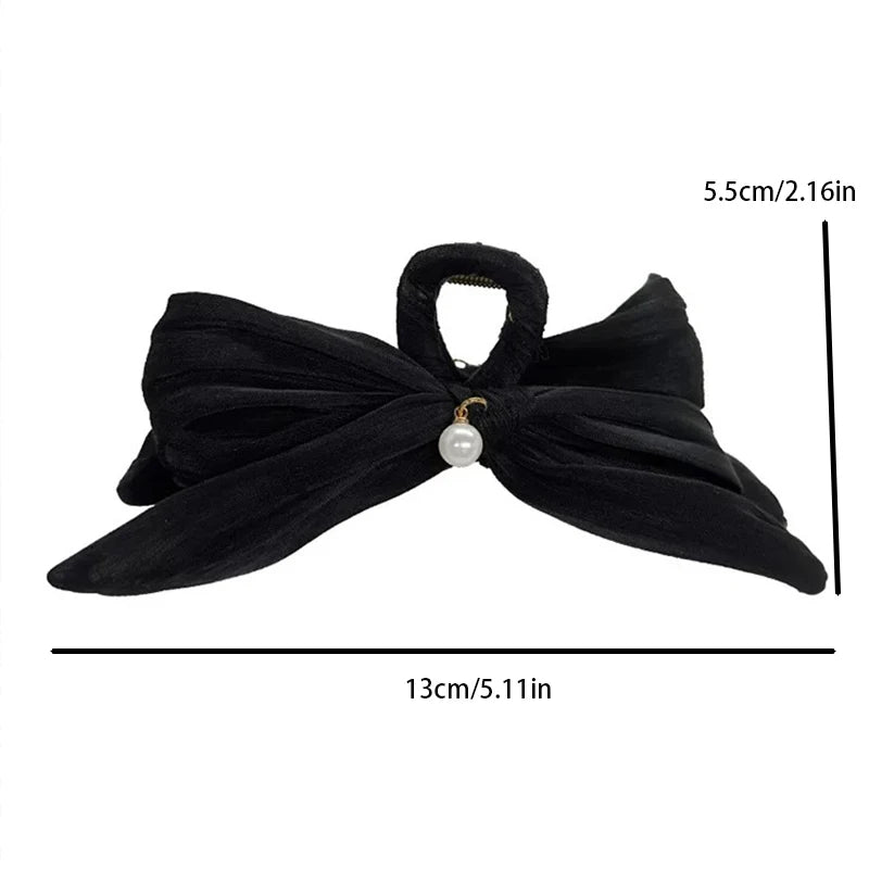 Elegant Mesh Bow Shark Fashion Hair Clamp