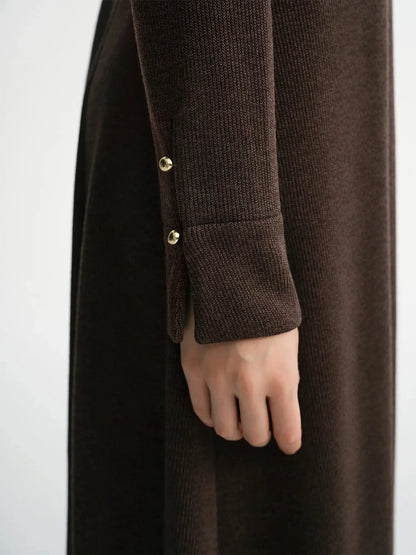 Retro European Temperament Knit Dress - Loran