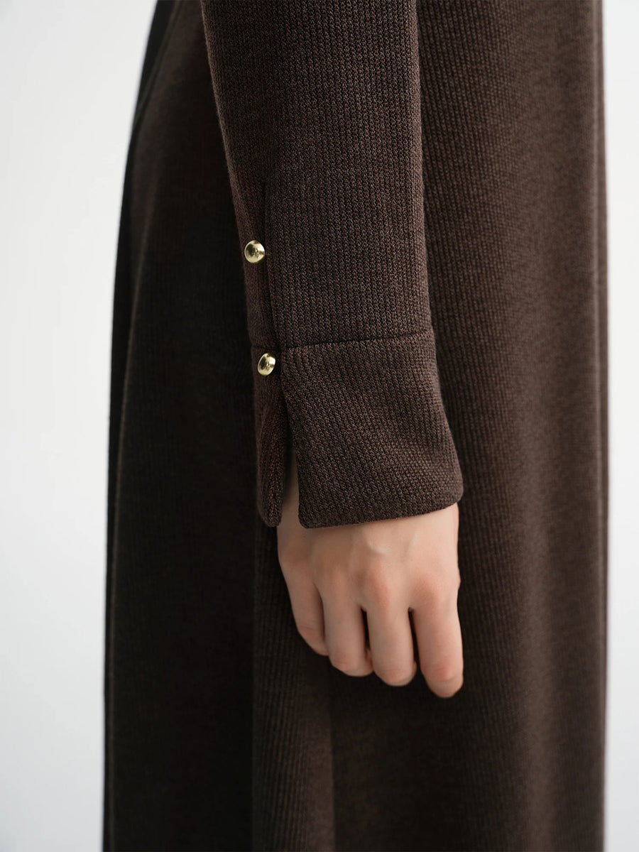 Retro European Temperament Knit Dress