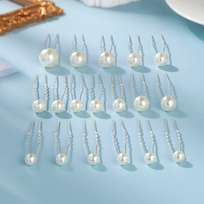 Handmade Pearl Hairpin Set Bridal & Party Hair Clips