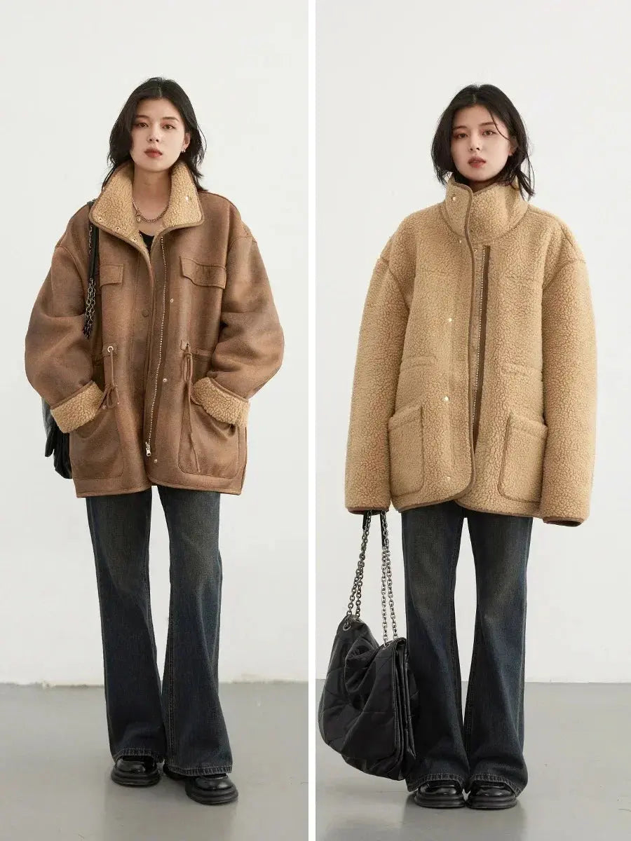 Thick, Warm, Reversible Solid Jacket - Loran