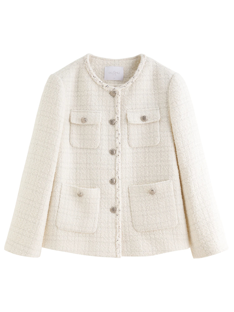 Tweed & Lace Elegance Jacket