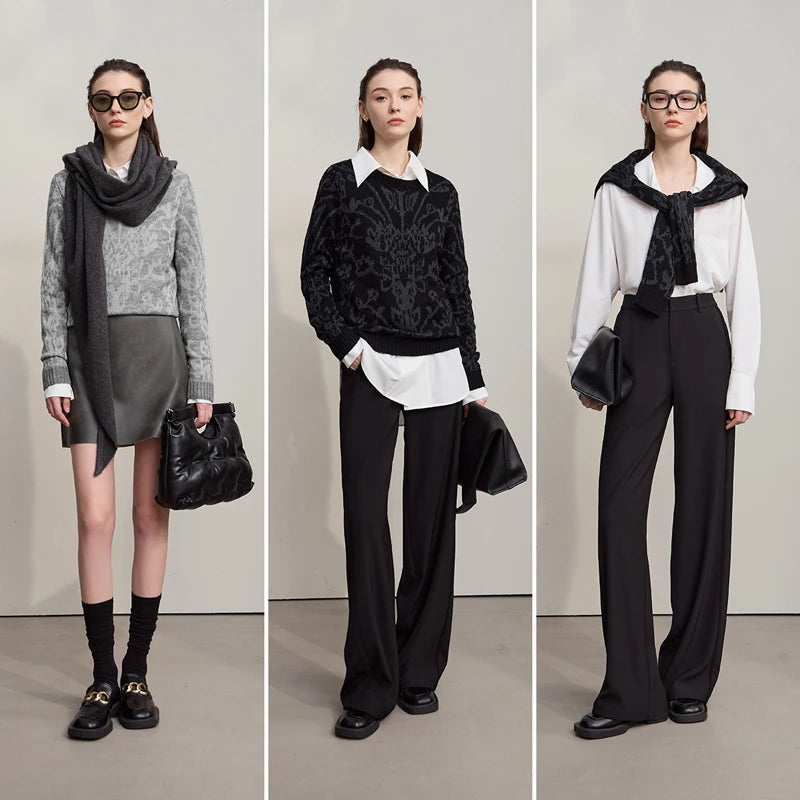 Women's Winter Elegant Long-Sleeve Sweater