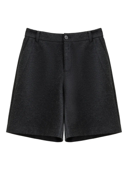 Plus Size Women’s Wool Blend Shorts - Loran