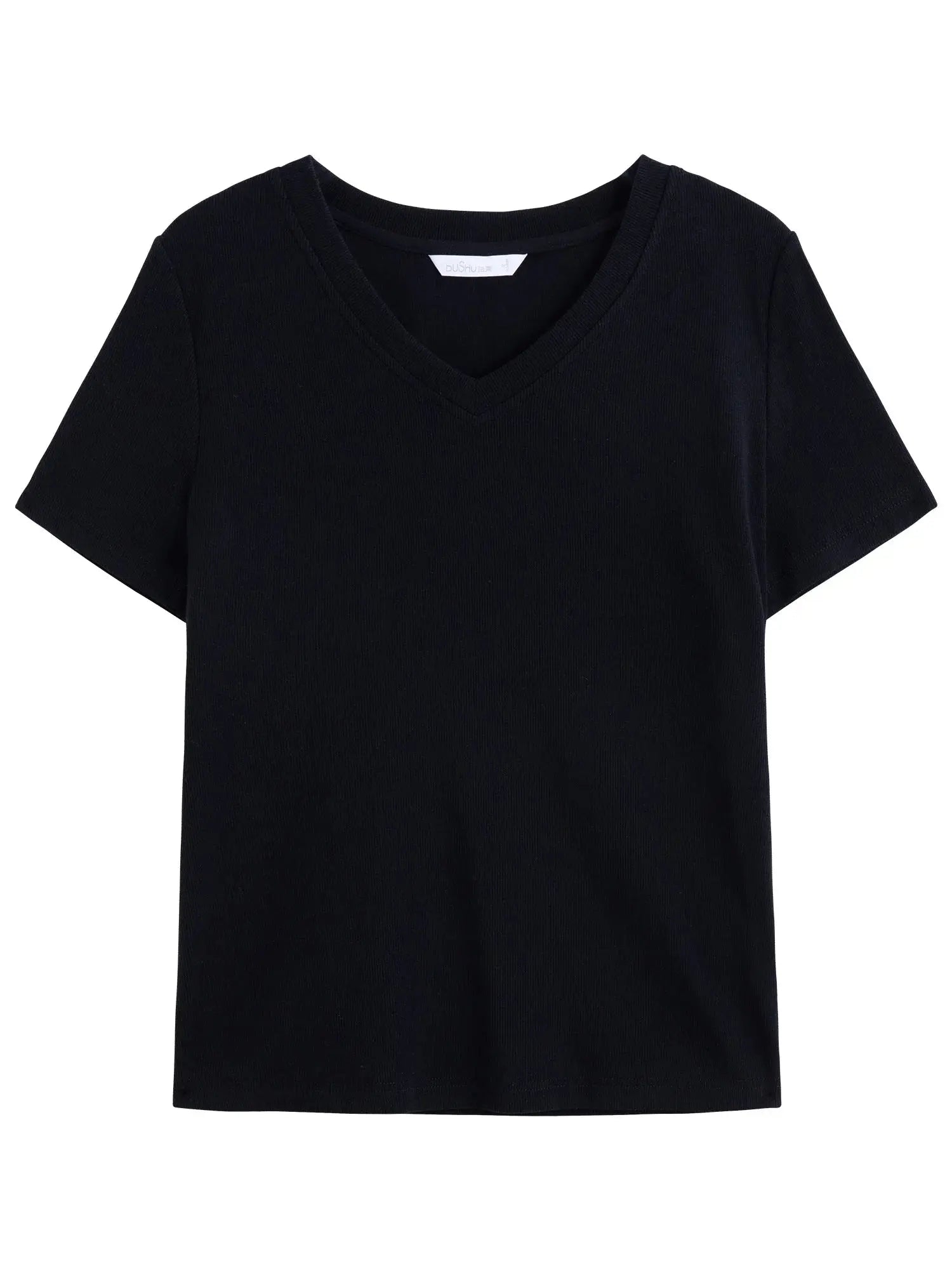 High-Stretch V/U Neck Tee Loran