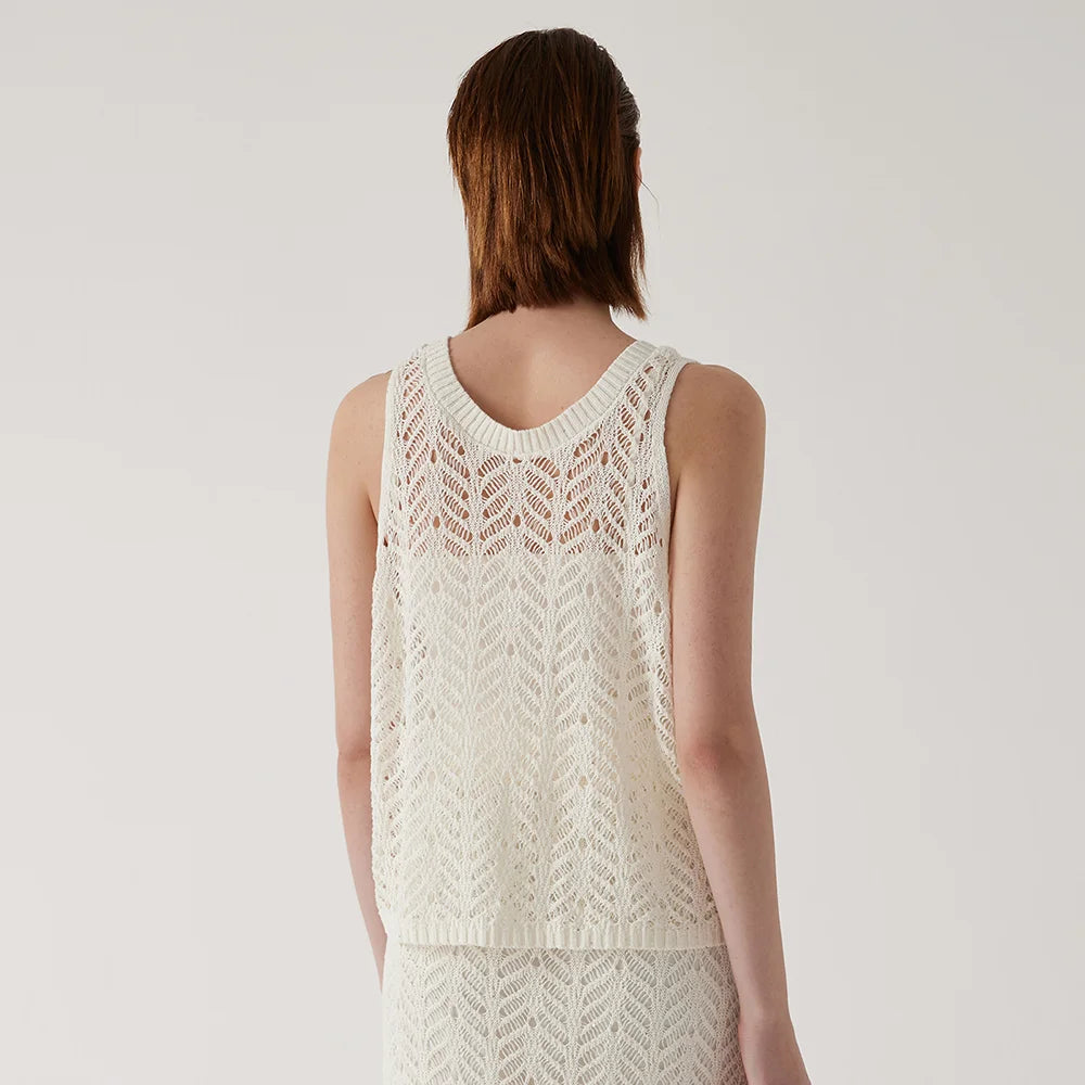 Women's Premium Linen Summer Vest Elegant Luxury Style Loran
