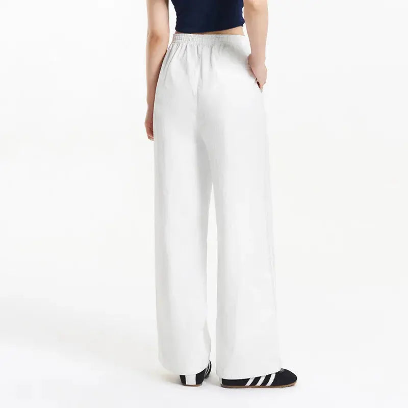 Summer Wide Leg Sporty Pants for Women - Loran