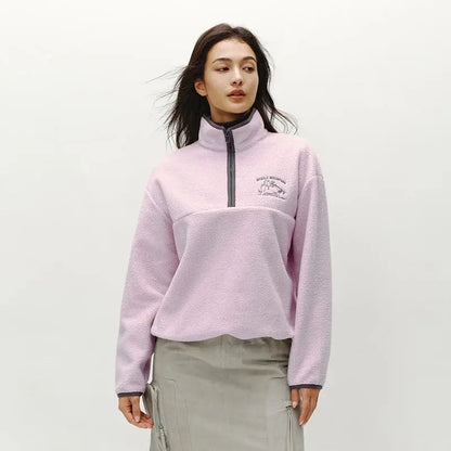 Women's Embroidered Fleece Sweatshirt LORAN STORE