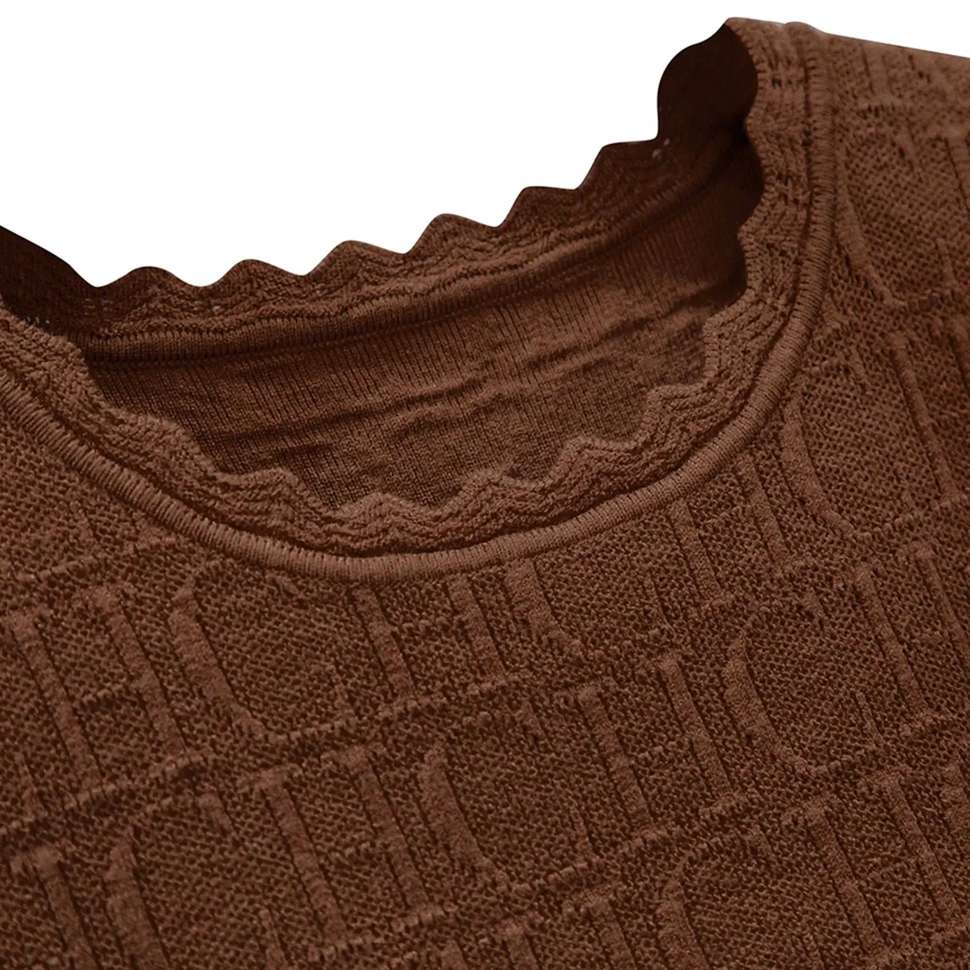 Knitted Texture Summer Tank Top - Loran