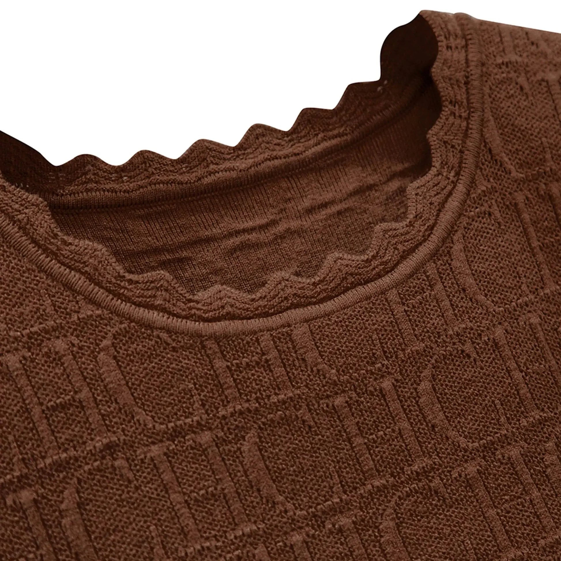 Knitted Texture Summer Tank Top - Loran