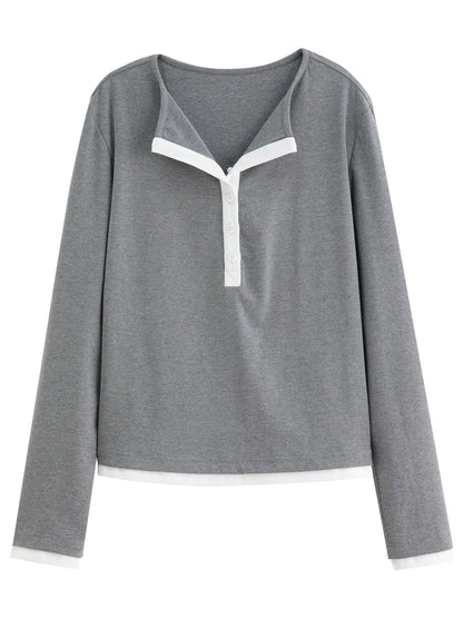 Women's Long-Sleeve T-Shirt for Fall - Loran