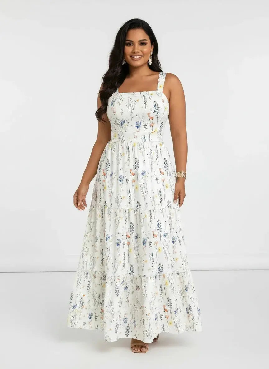 Comfy & Fitted Plus Size Dress for All Seasons - Loran