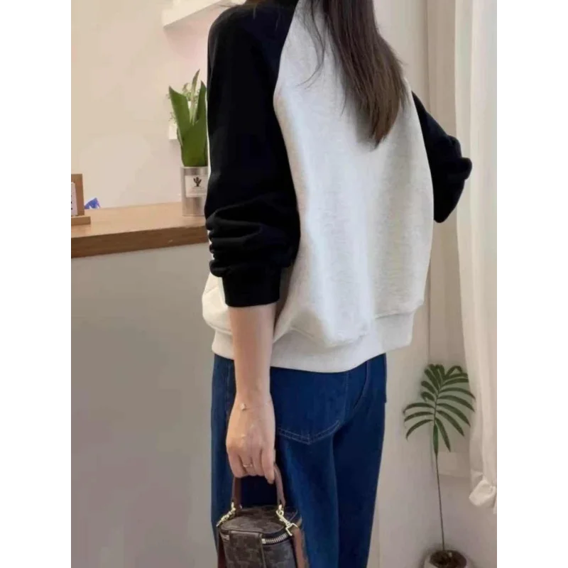 Women's Half-Zip Stand Collar Crop Sweatshirt