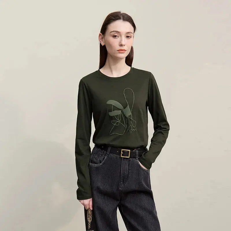 Long-Sleeve Printed Bamboo LORAN STORE