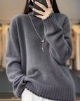 Luxurious Cashmere & Wool Turtleneck Sweater