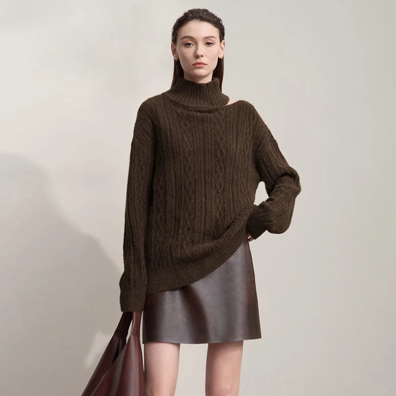 Ladies' Long Sleeve Turtleneck