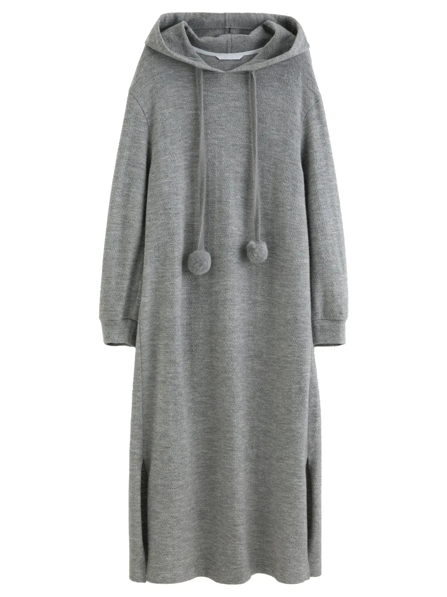 Women's Hooded Knit Sweater Dress - Loran