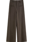 Relaxed Fit Office & Casual Pants with Structured Seam Details