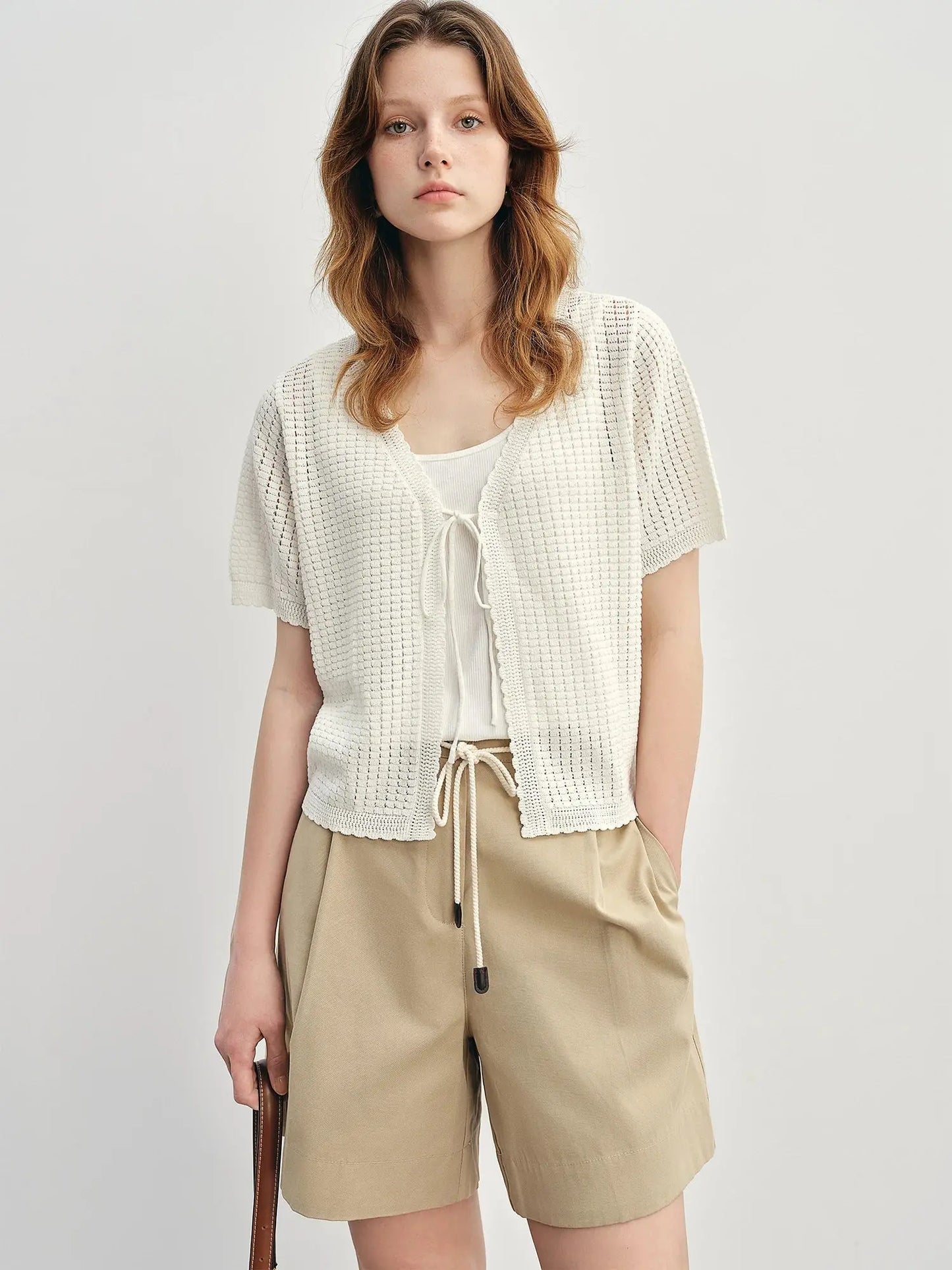 Fluid Silhouette Summer Mesh Cardigan - Loran