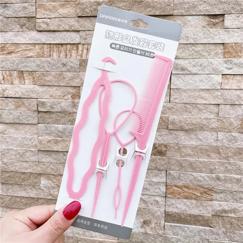 Magic Hair Styling Tools & Braiding Accessories Set