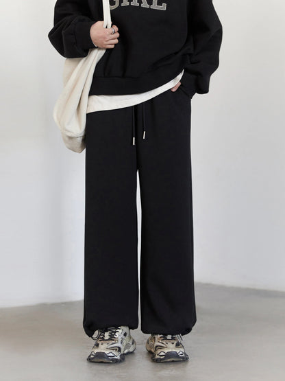 High-Waisted Wide Leg Pants Casual Loose Trousers Loran