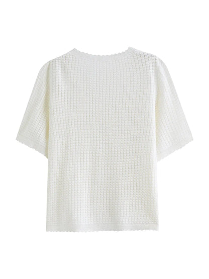 Fluid Silhouette Summer Mesh Cardigan - Loran