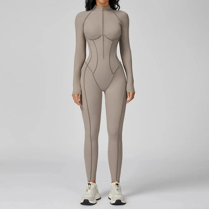 Sport Bodysuit Jumpsuit for Women's Fitness - Loran