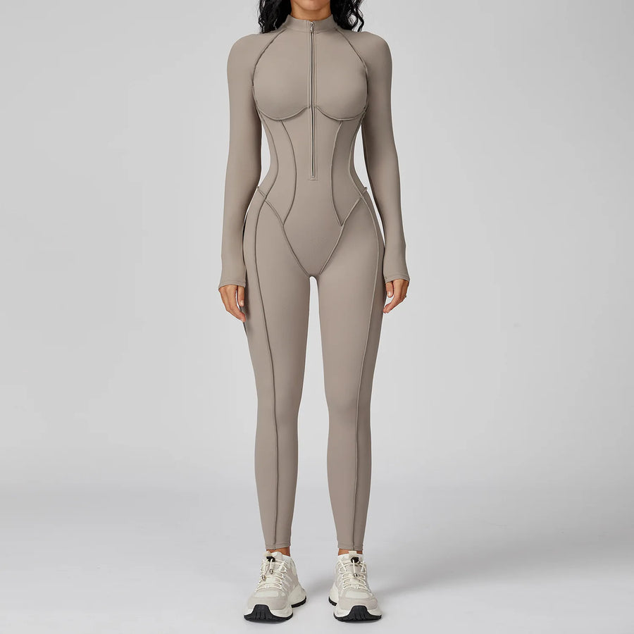 Sport Bodysuit Jumpsuit for Women's Fitness