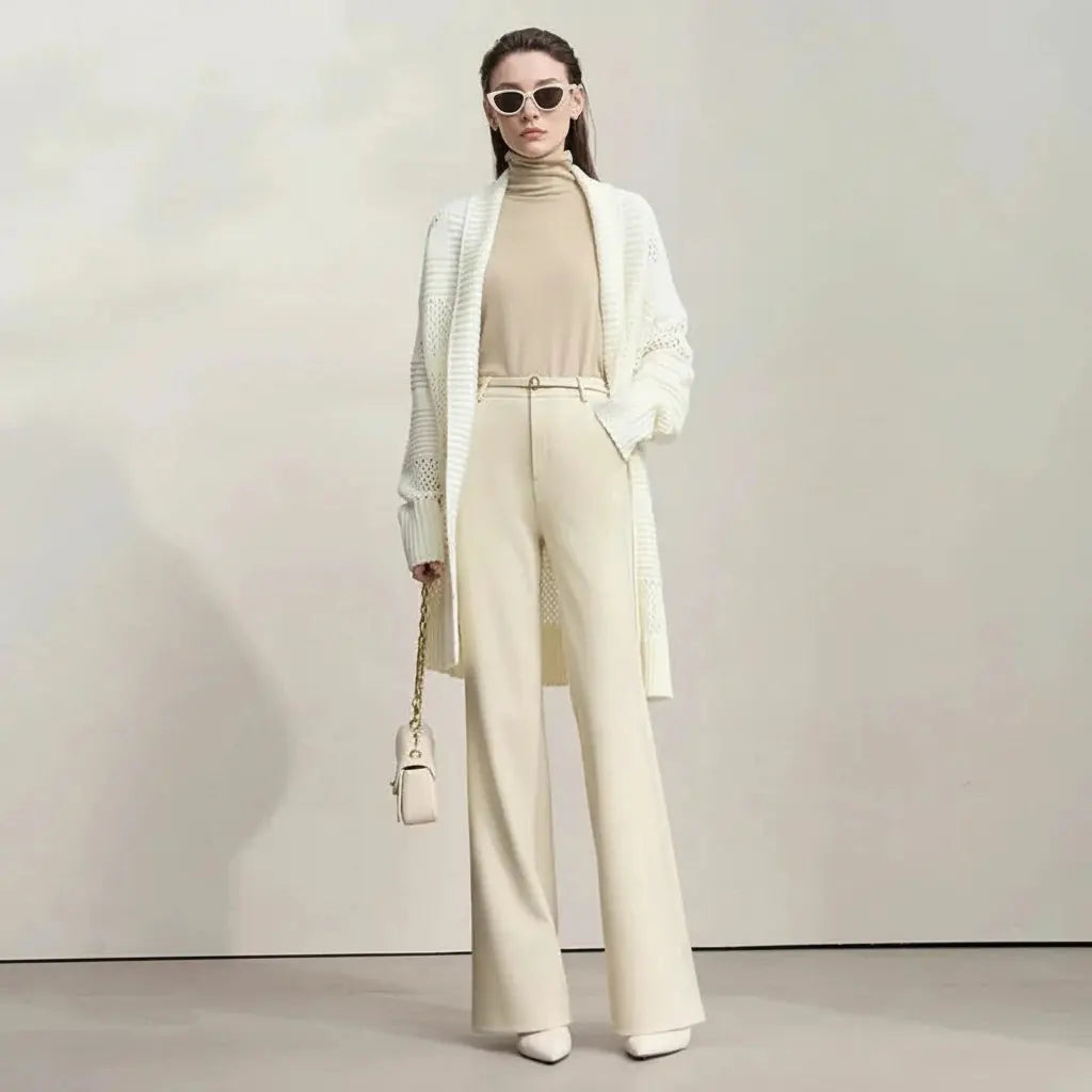 High-Waist Full-Length Pants for Women - Loran