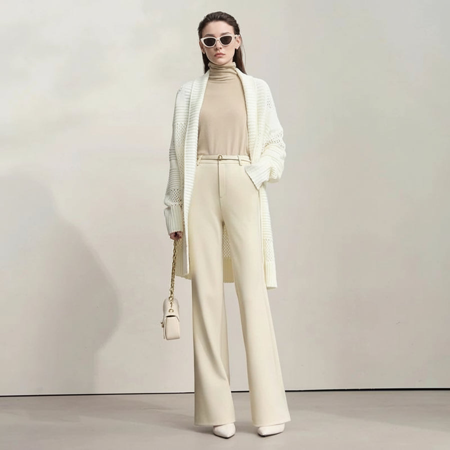 High-Waist Full-Length Pants for Women