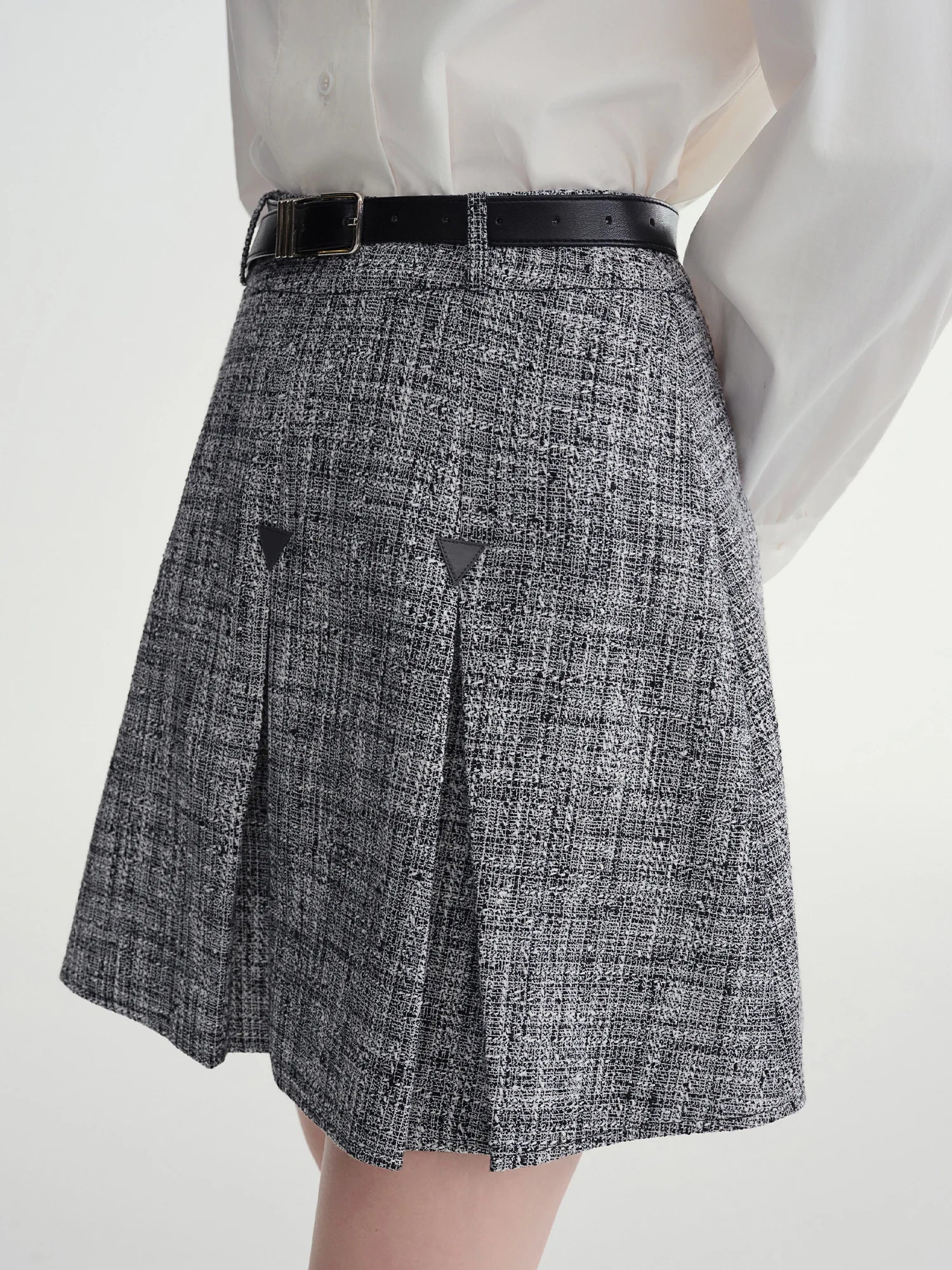 Plus Size Women’s Elegant Floral Vest & Skirt Set