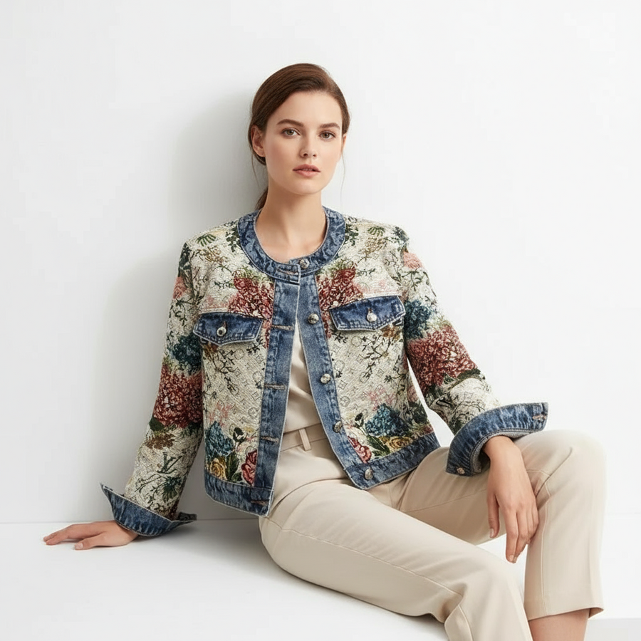 Women's Spring New Temperament Short Denim Jacket