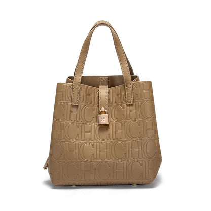 Classic Solid Color Large Tote Bag Women's Handbag