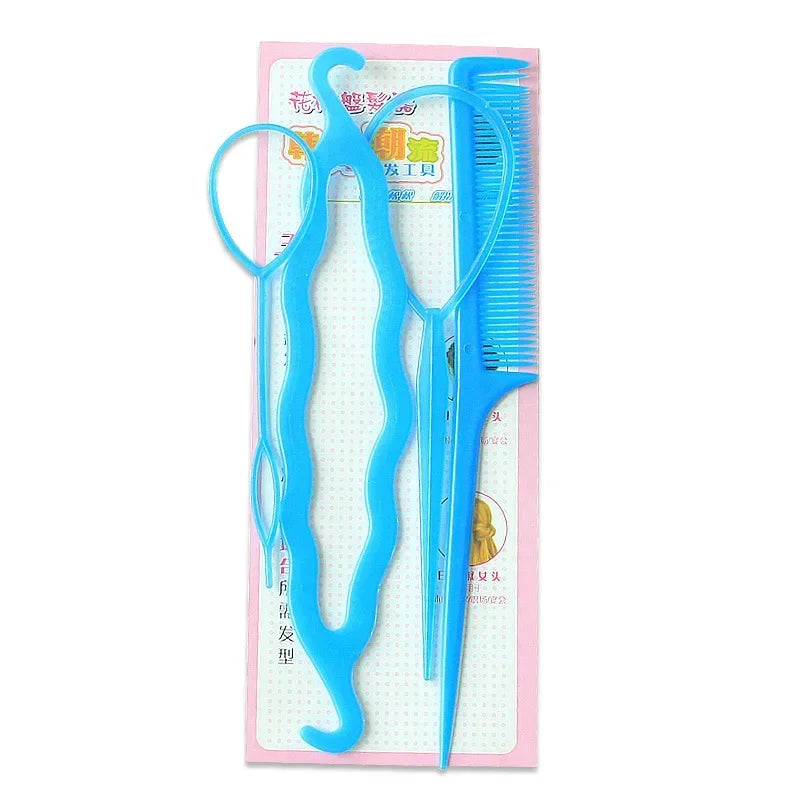 Magic Hair Styling Tools & Braiding Accessories Set