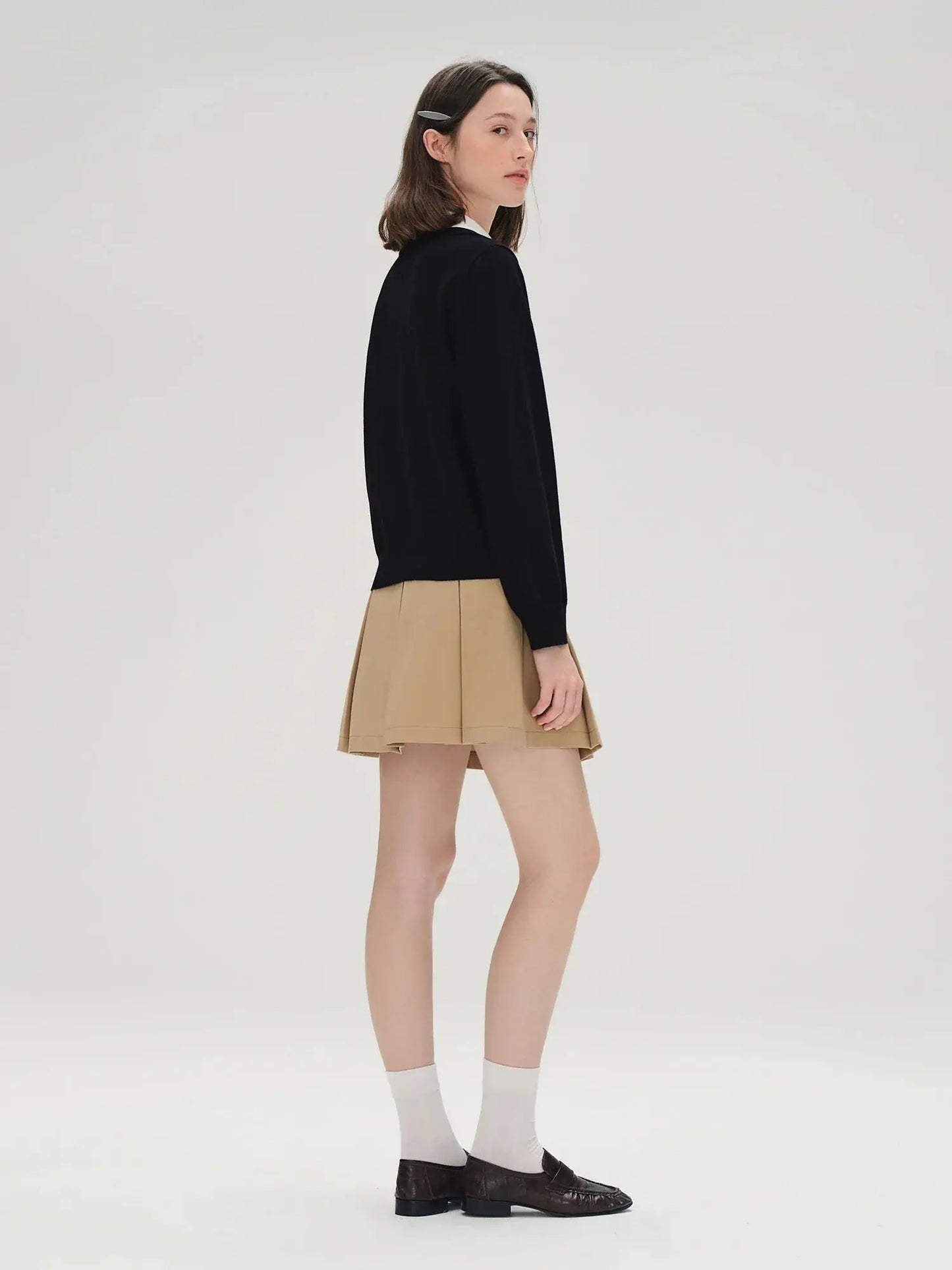 Plus Size Color-Block Faux-Layer Knit Top - Loran