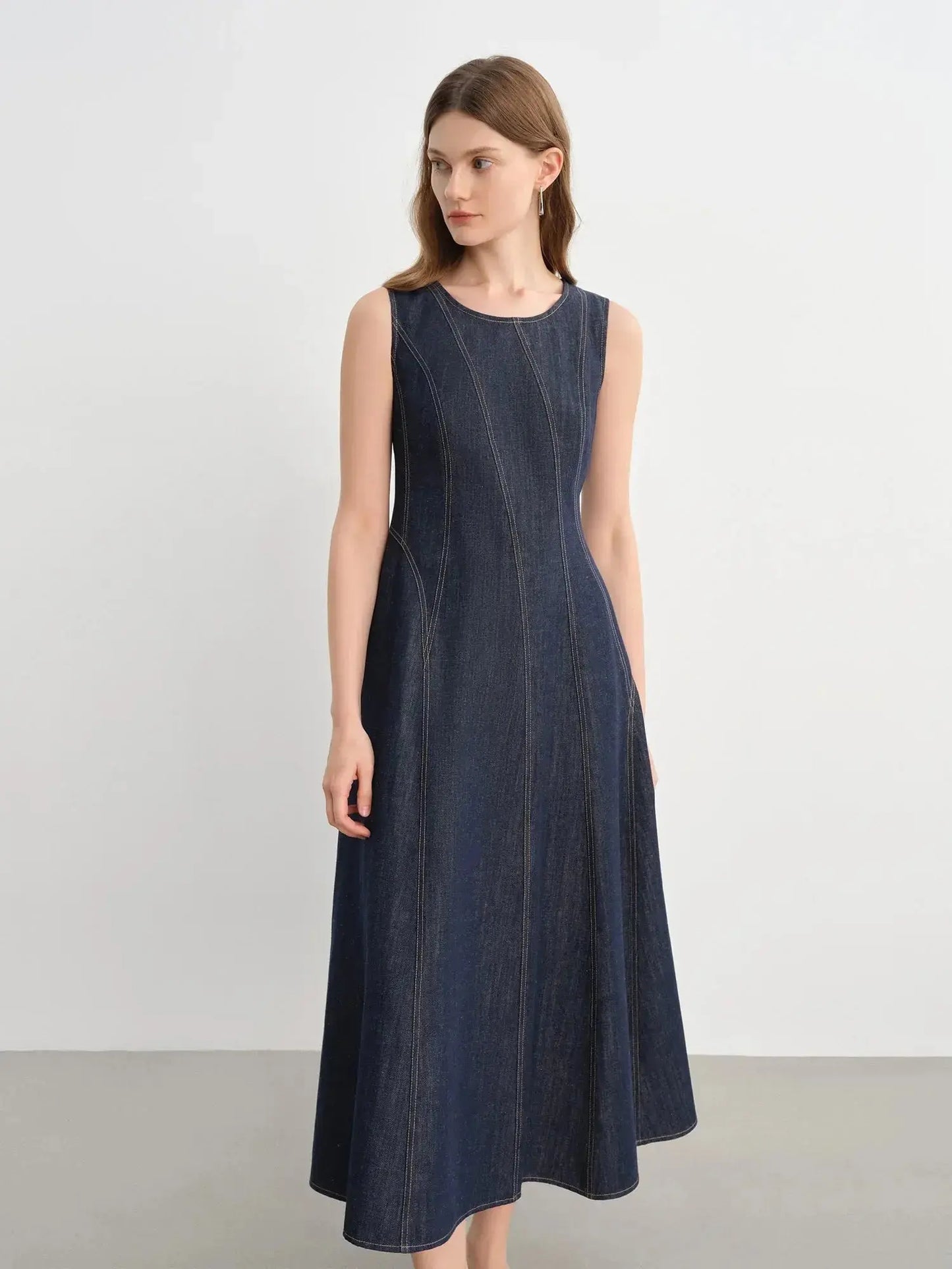 Women's Summer Plus Size Slim Denim Dress LORAN STORE
