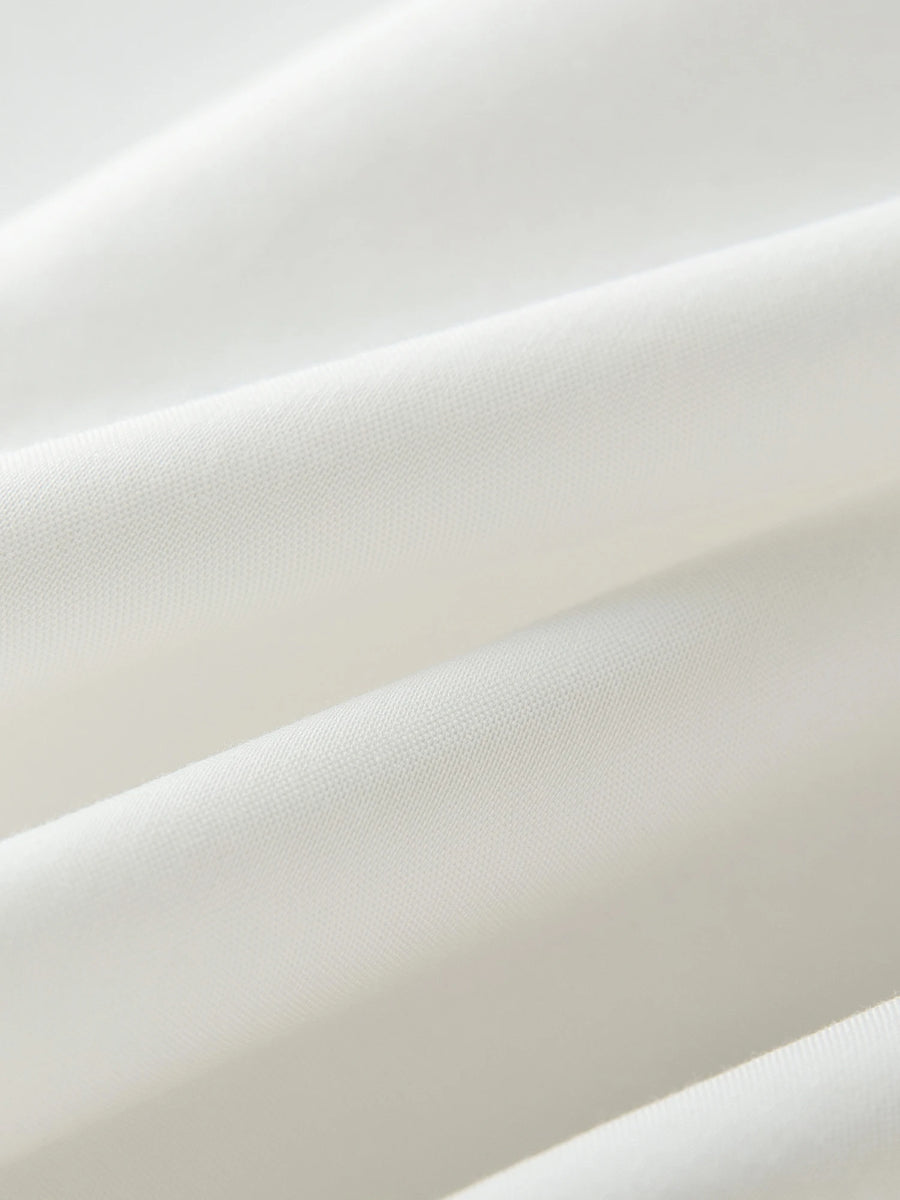 Elegant V-Neck White Shirt